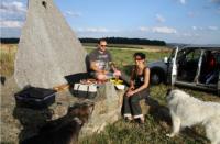 Picnic am der Pyramide